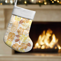 Christmas Aloha Hawaii Tiki Christmas Stocking Hibiscus Autumn Colors LT7 Set of 2 Yellow - Polynesian Pride