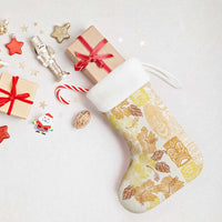 Christmas Aloha Hawaii Tiki Christmas Stocking Hibiscus Autumn Colors LT7 - Polynesian Pride