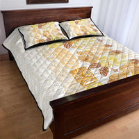 Christmas Aloha Hawaii Tiki Quilt Bed Set Hibiscus Autumn Colors LT7 - Polynesian Pride