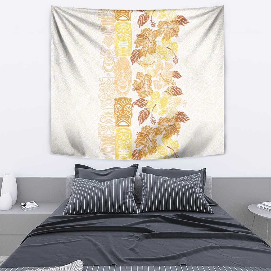Christmas Aloha Hawaii Tiki Tapestry Hibiscus Autumn Colors LT7 - Polynesian Pride