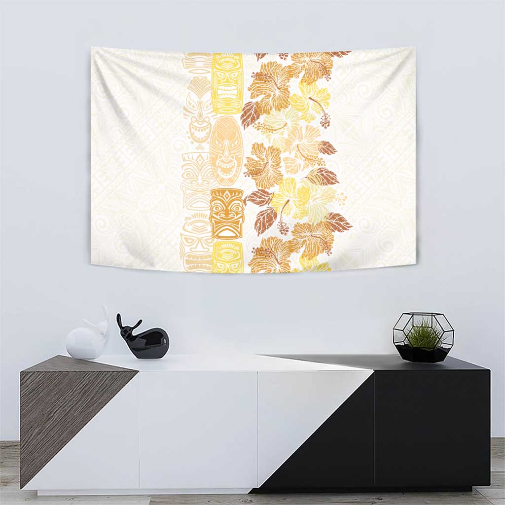 Christmas Aloha Hawaii Tiki Tapestry Hibiscus Autumn Colors LT7 - Polynesian Pride