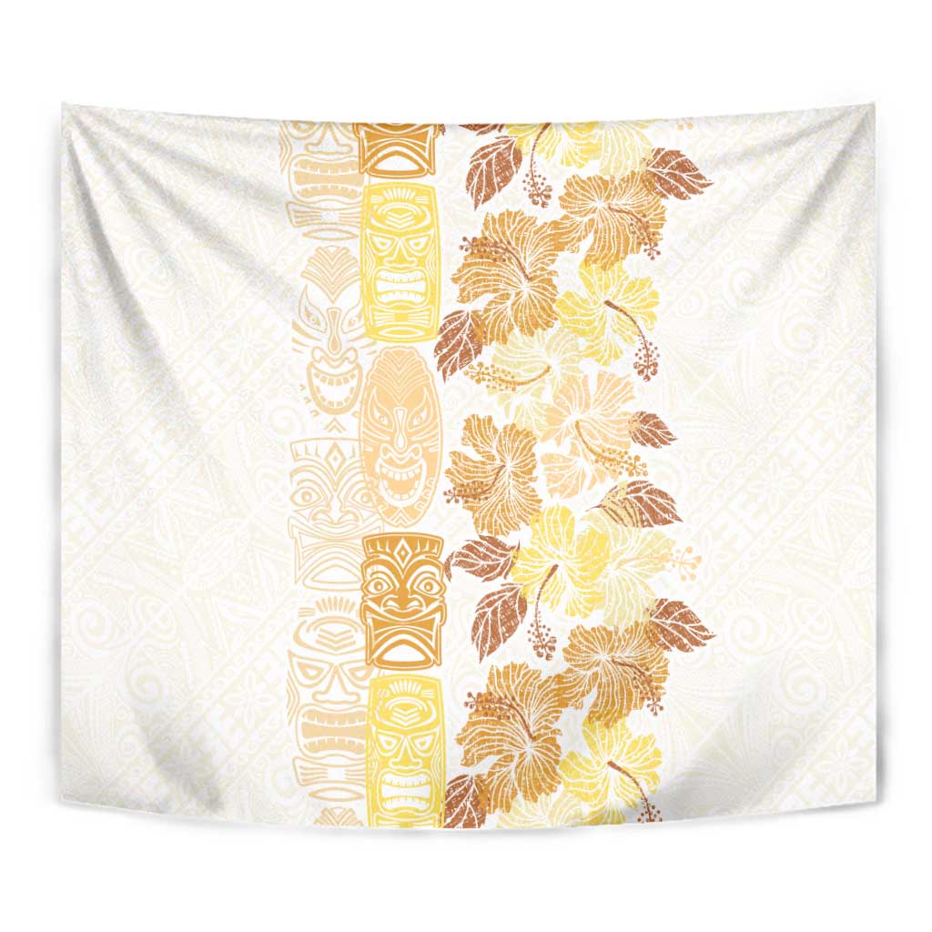 Christmas Aloha Hawaii Tiki Tapestry Hibiscus Autumn Colors LT7 - Polynesian Pride