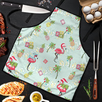 Aloha Hawaii Christmas Seamless Apron Plumeria Lei