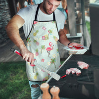 Aloha Hawaii Christmas Seamless Apron Plumeria Lei