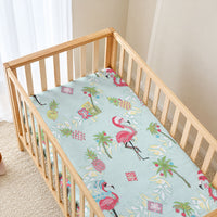 Aloha Hawaii Christmas Seamless Baby Bed Cover Plumeria Lei LT7 - Polynesian Pride