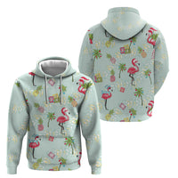 Aloha Hawaii Christmas Seamless Hoodie Plumeria Lei LT7 - Polynesian Pride