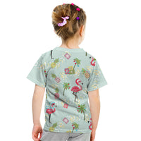 Aloha Hawaii Christmas Seamless Kid T Shirt Plumeria Lei LT7 - Polynesian Pride