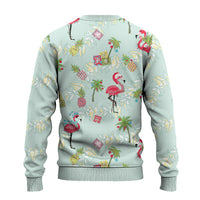 Aloha Hawaii Christmas Seamless Ugly Christmas Sweater Plumeria Lei LT7 - Polynesian Pride