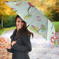 Aloha Hawaii Christmas Seamless Umbrella Plumeria Lei