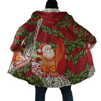 Mele Kalikimaka Hawaii Christmas Maile Lei Cloak Tropical Santa LT7 - Polynesian Pride