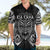 Custom New Zealand Rugby Hawaiian Shirt 2023 World Cup Aotearoa Haka Face LT7 - Polynesian Pride