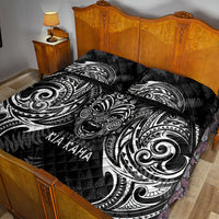 New Zealand Rugby Quilt Bed Set 2023 World Cup Aotearoa Haka Face LT7 - Polynesian Pride