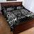 Custom New Zealand Rugby Quilt Bed Set 2023 World Cup Aotearoa Haka Face LT7 - Polynesian Pride