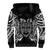 Custom New Zealand Rugby Sherpa Hoodie 2023 World Cup Aotearoa Haka Face LT7 - Polynesian Pride