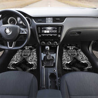 New Zealand Rugby Car Mats 2023 World Cup Aotearoa Create History LT7 Set 2pcs - Front Black - Polynesian Pride