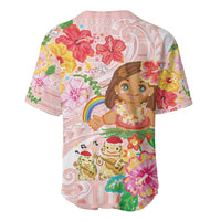 Aloha Hawaii Baseball Jersey Kawaii Mele Kalikimaka - Pastel Fever LT7 - Polynesian Pride