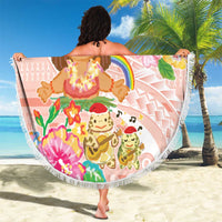 Aloha Hawaii Beach Blanket Kawaii Mele Kalikimaka - Pastel Fever LT7 - Polynesian Pride