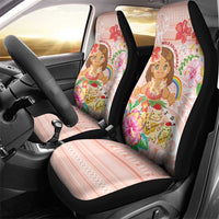 Aloha Hawaii Car Seat Cover Kawaii Mele Kalikimaka - Pastel Fever LT7 - Polynesian Pride