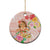 Aloha Hawaii Ceramic Ornament Kawaii Mele Kalikimaka - Pastel Fever