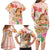 Aloha Hawaii Family Matching Long Sleeve Bodycon Dress and Hawaiian Shirt Kawaii Mele Kalikimaka - Pastel Fever