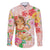 Aloha Hawaii Family Matching Long Sleeve Bodycon Dress and Hawaiian Shirt Kawaii Mele Kalikimaka - Pastel Fever