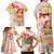 Aloha Hawaii Family Matching Off Shoulder Maxi Dress and Hawaiian Shirt Kawaii Mele Kalikimaka - Pastel Fever