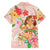 Aloha Hawaii Family Matching Off Shoulder Maxi Dress and Hawaiian Shirt Kawaii Mele Kalikimaka - Pastel Fever