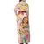 Aloha Hawaii Family Matching Off Shoulder Maxi Dress and Hawaiian Shirt Kawaii Mele Kalikimaka - Pastel Fever