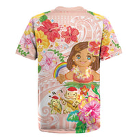 Aloha Hawaii Rugby Jersey Kawaii Mele Kalikimaka - Pastel Fever LT7 - Polynesian Pride