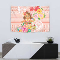 Aloha Hawaii Tapestry Kawaii Mele Kalikimaka - Pastel Fever LT7 - Polynesian Pride