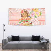 Aloha Hawaii Tapestry Kawaii Mele Kalikimaka - Pastel Fever LT7 - Polynesian Pride