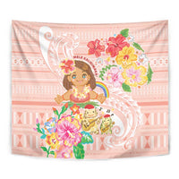 Aloha Hawaii Tapestry Kawaii Mele Kalikimaka - Pastel Fever LT7 - Polynesian Pride