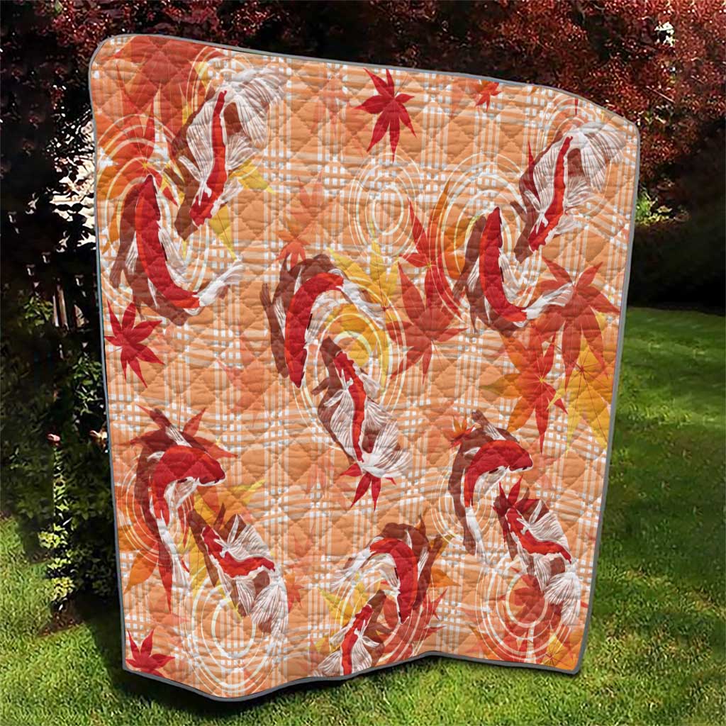Orange Palaka Hawaii Aloha Quilt Koi Pond Mix Japanese Maple LT7 - Polynesian Pride