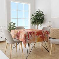 Orange Palaka Hawaii Aloha Tablecloth Koi Pond Mix Japanese Maple LT7 - Polynesian Pride