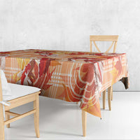 Orange Palaka Hawaii Aloha Tablecloth Koi Pond Mix Japanese Maple LT7 - Polynesian Pride