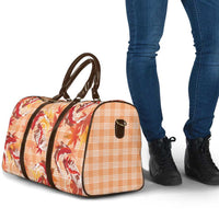 Orange Palaka Hawaii Aloha Travel Bag Koi Pond Mix Japanese Maple LT7 - Polynesian Pride