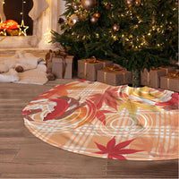 Orange Palaka Hawaii Aloha Tree Skirt Koi Pond Mix Japanese Maple LT7 - Polynesian Pride
