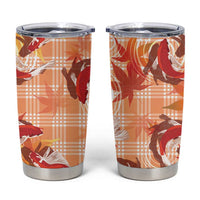Orange Palaka Hawaii Aloha Tumbler Cup Koi Pond Mix Japanese Maple LT7 Orange - Polynesian Pride