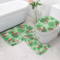 Lime Palaka Hawaii Aloha Bathroom Set Koi Pond Mix Monstera LT7 - Polynesian Pride