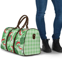Lime Palaka Hawaii Aloha Travel Bag Koi Pond Mix Monstera LT7 - Polynesian Pride