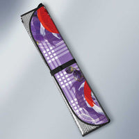 Lavender Palaka Hawaii Aloha Auto Sun Shade Koi Pond Mix Orchids LT7 - Polynesian Pride