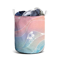 Aloha Hawaii Floral Tapa Laundry Basket Patchwork Pastel Candy LT7 - Polynesian Pride