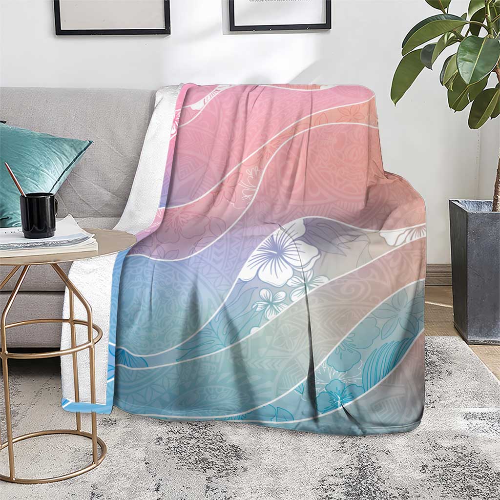 Aloha Hawaii Floral Tapa Blanket Patchwork Pastel Candy LT7 - Polynesian Pride