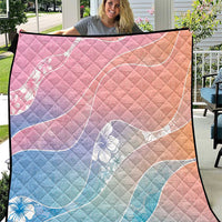 Aloha Hawaii Floral Tapa Quilt Patchwork Pastel Candy LT7 Pastel - Polynesian Pride