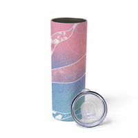 Aloha Hawaii Floral Tapa Skinny Tumbler Patchwork Pastel Candy LT7 - Polynesian Pride