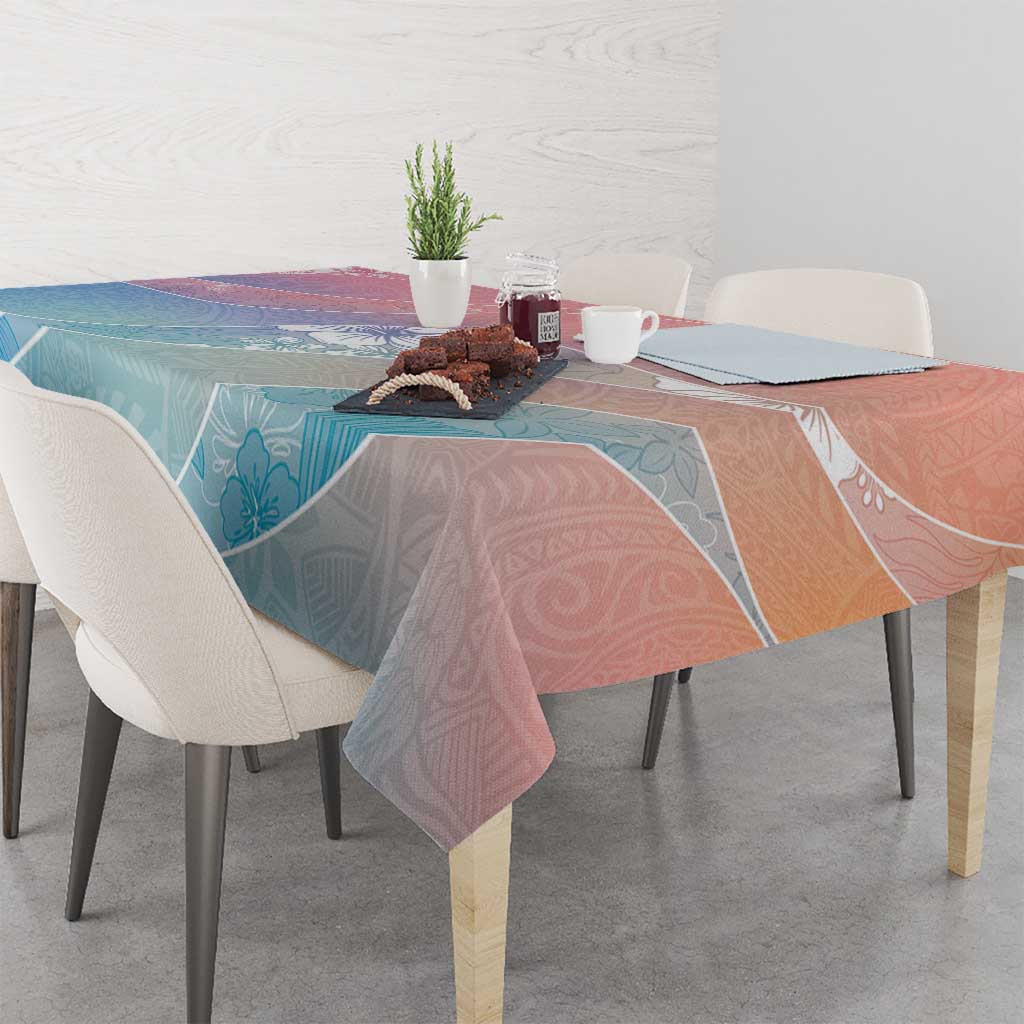 Aloha Hawaii Floral Tapa Tablecloth Patchwork Pastel Candy LT7 - Polynesian Pride
