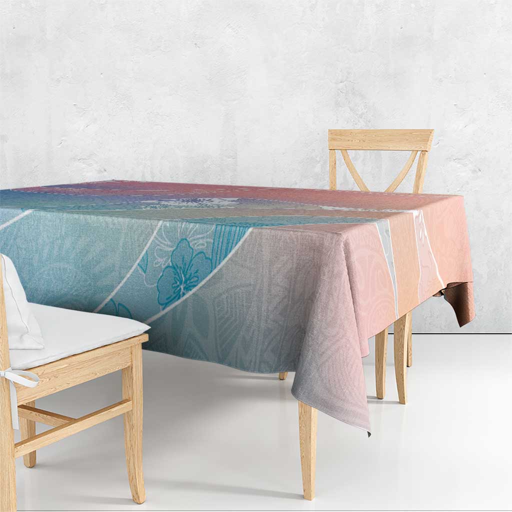 Aloha Hawaii Floral Tapa Tablecloth Patchwork Pastel Candy LT7 - Polynesian Pride