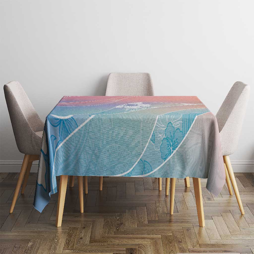 Aloha Hawaii Floral Tapa Tablecloth Patchwork Pastel Candy LT7 - Polynesian Pride