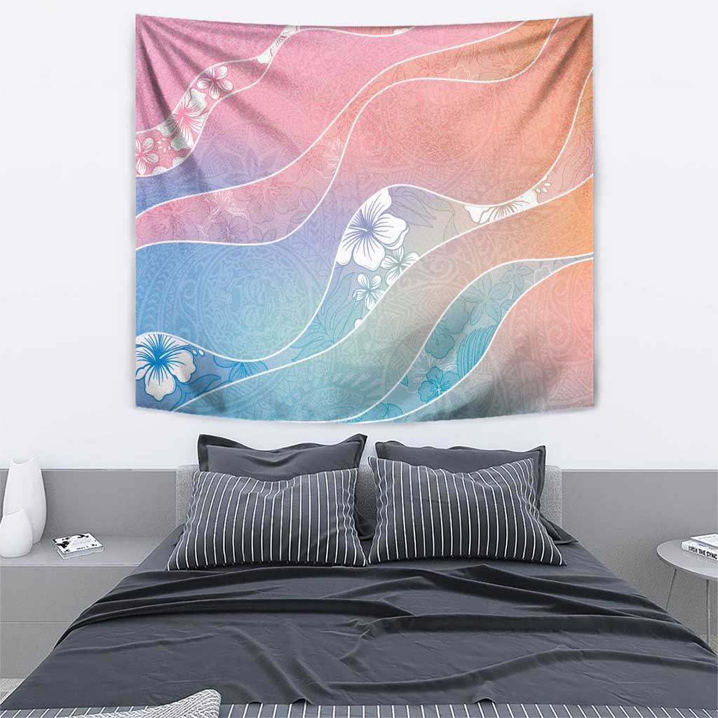 Aloha Hawaii Floral Tapa Tapestry Patchwork Pastel Candy LT7 - Polynesian Pride