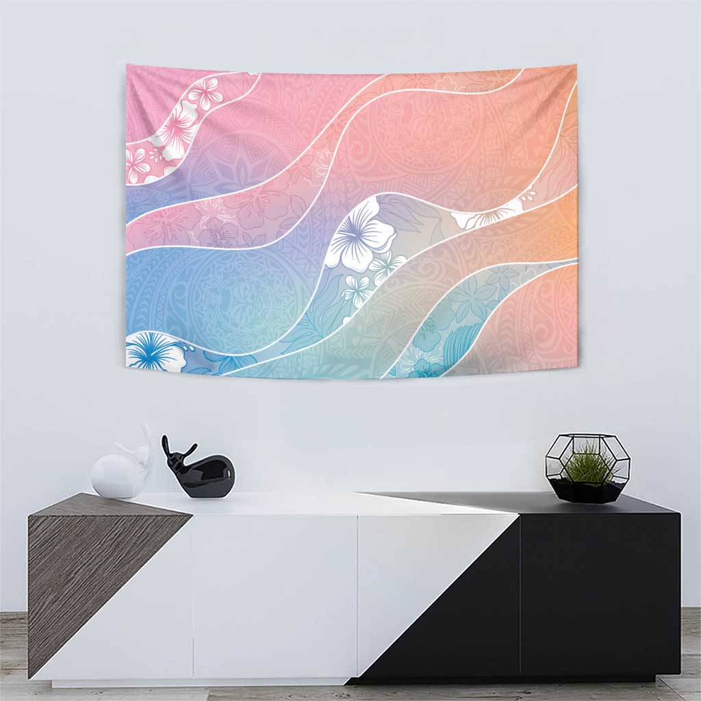 Aloha Hawaii Floral Tapa Tapestry Patchwork Pastel Candy LT7 - Polynesian Pride